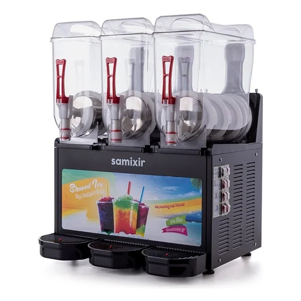 Samixir Triple Allure Slush36.Ba Siyah 12+12+12+ Lt Buzlaş Makinesi - Görsel 5