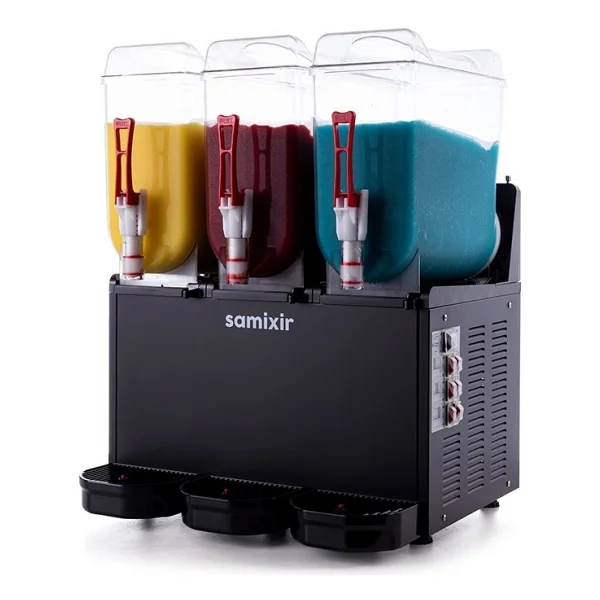 Samixir Triple Slush36.B Siyah 12+12+12 Lt Buzlaş Makinesi - Görsel 5