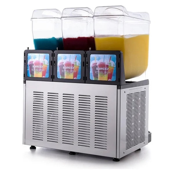 Samixir Triple Slush36.I Inox 12+12+12 Lt Buzlaş Makinesi - Görsel 2