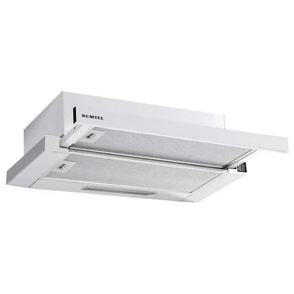 Kumtel Beyaz Sürgülü Aspiratör Ds6-905 W 450 M3/Saat Yüksek Emiş Gücü Ve Yıkanabilir Filtre - Görsel 5