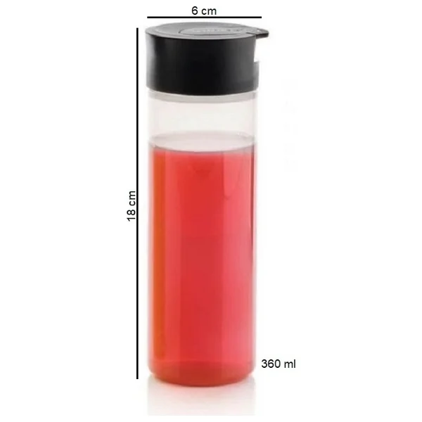 Tupperware Duru Sosluk 350 Ml Siyah Yağlık Sirkelik Sosluk Hsgl - Şeffaf - Görsel 4