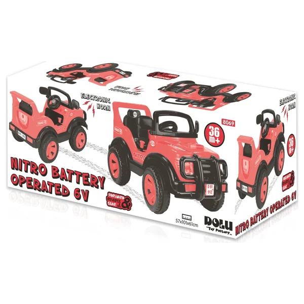 Dolu Nitro 8069 6 V Akülü Jeep - Görsel 5
