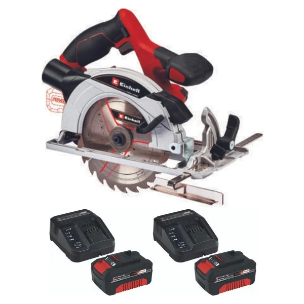 Einhell TE-CS 18/150 Li Çift Akülü 4 Ah Daire Testere - Görsel 2