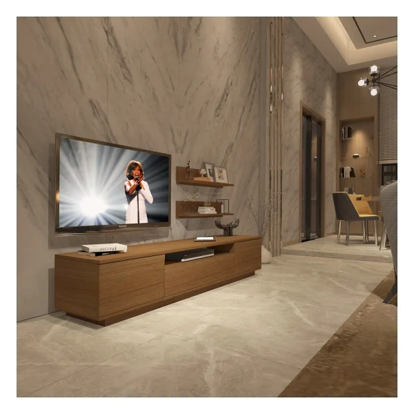 Decoraktiv Trendstyle 4s Mdf TV Ünitesi TV Sehpası - Pera - Beyaz - Görsel 7