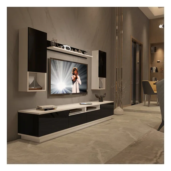 Decoraktiv Trendstyle 5220das Slm TV Ünitesi TV Sehpası Naturel Ceviz - Görsel 4