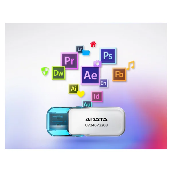 Adata Uv240 Auv240-32g-Rwh USB 2.0 32 GB Flash Bellek - Görsel 4