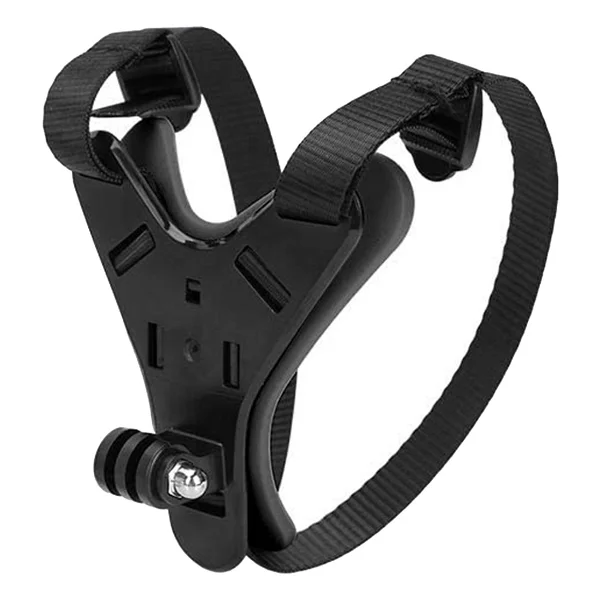 Gplus Gp523 Gopro 12 Eken H9r Sjcam Sj4000 Aksiyon Kameralarla Uyumlu Kask Bağlantı Aparatı Kask Çene Tutucu Turuncu - Görsel 4
