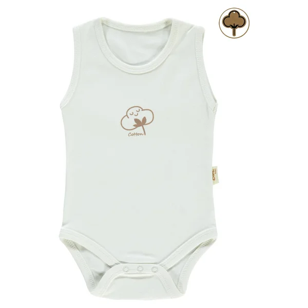Civil Baby Bebek Organik Çıtçıtlı Badi 0-18 Ay Pembe 9-12 Ay - Görsel 3