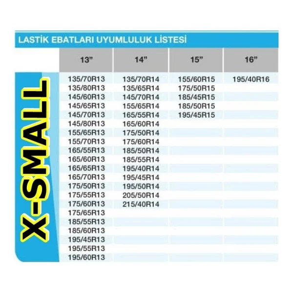 Dust Araç Lastiği Kar Çorabı Yüksek Kalite Kırmızı - XS - Görsel 2