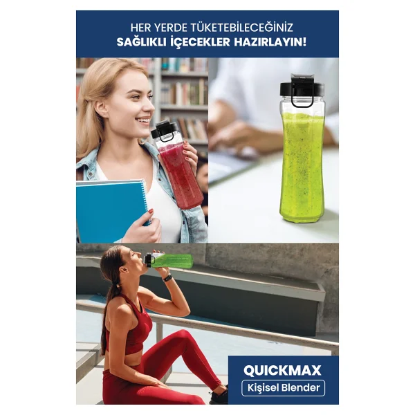 Goldmaster Gm-7256 Quickmax 400 W Kişisel Blender - Görsel 2