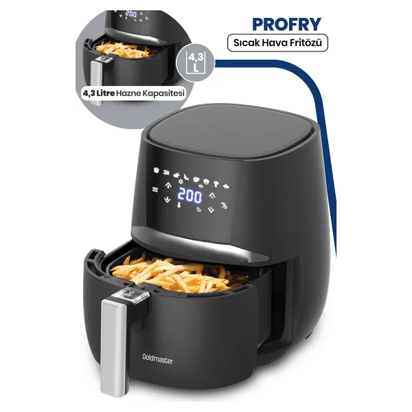 Goldmaster Profry Gm7467 4.3 Lt Yağsız Fritöz - Görsel 4