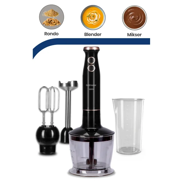 Goldmaster Gm7271 Bestblend 3 İn 1 1500 W Blender Seti - Görsel 3