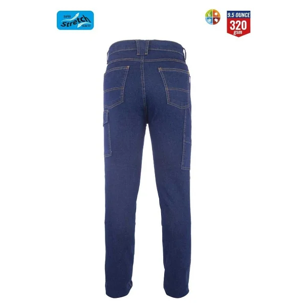 Myform Iş Takımı Likralı Kot Pantalon Ve Kot Iş Montu Myform 3109-2150 - Görsel 5