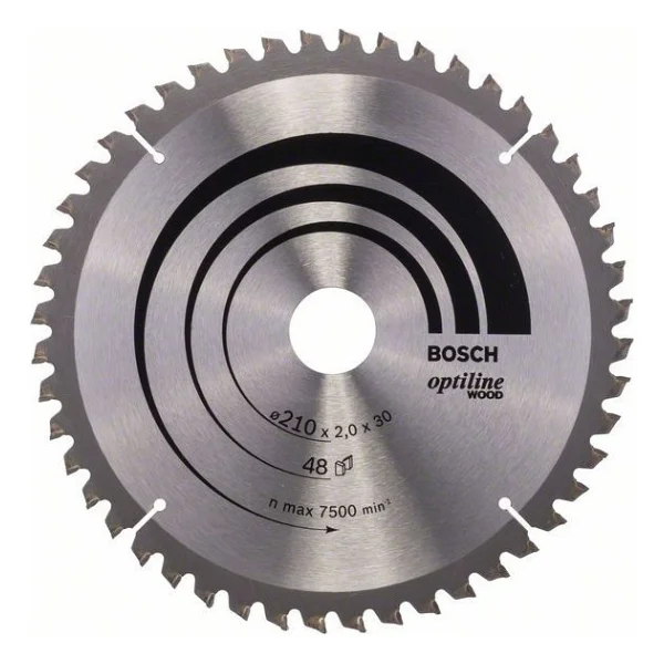 Bosch Optiline Wood 2608640623 210x30 mm 48 Diş Daire Testere Bıçağı - Görsel 2