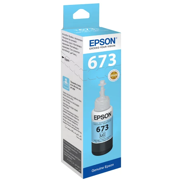 Epson T6735 Açık Mavi Mürekkep - Görsel 3