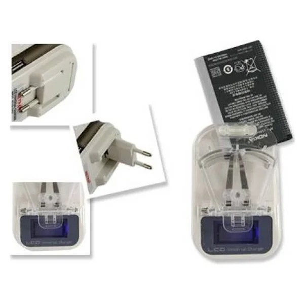 Charger Lcd Ekran USB Çıkışlı Universal Şarj - Görsel 3