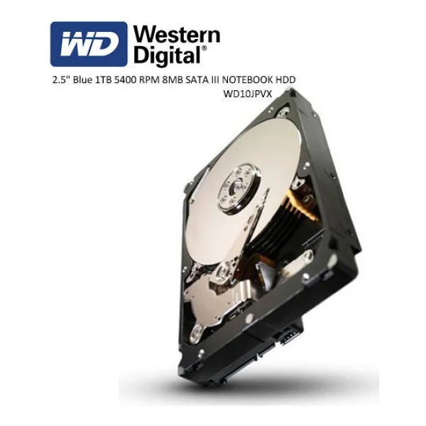 Western Digital Blue Wd10jpvx Sata 3.0 5400 Rpm 2.5" 1 TB Harddisk - Görsel 2