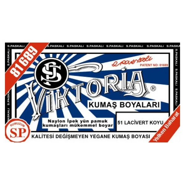 Viktoria Kumaş Boyası Koyu Mor - Görsel 3