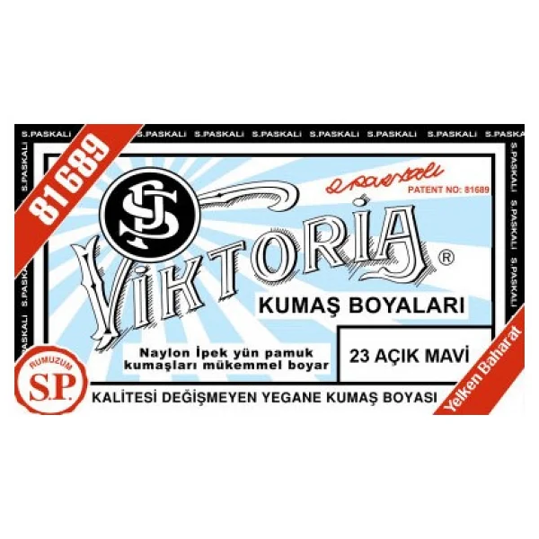 Viktoria Kumaş Boyası Koyu Mor - Görsel 8