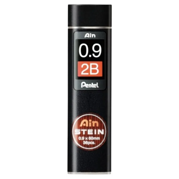 Pentel Ain Stein 0.9 Mm 2b Kalem Uçları 2 Adet Sarf Malzemeler Kırılmaya Dayanıklı - Görsel 4