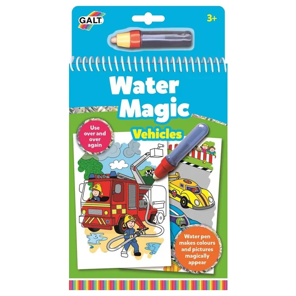 Galt Water Magic Taşıtlar Sihirli Boyama Kitabı - Görsel 5