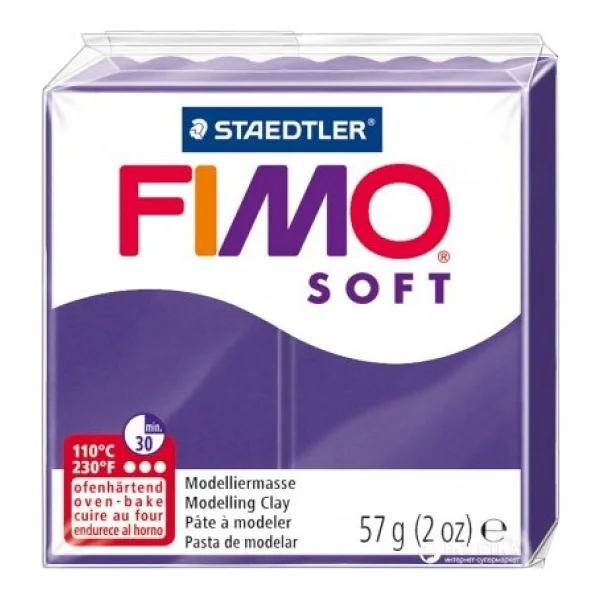 Staedtler Fimo Soft 63 Plum 57 Gr Polimer Kil - Görsel 2