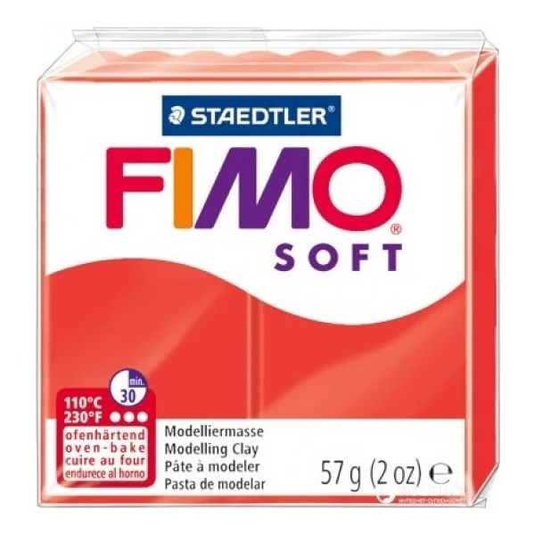 Staedtler Fimo Soft 24 Kızıl 57 Gr Polimer Kil - Görsel 2