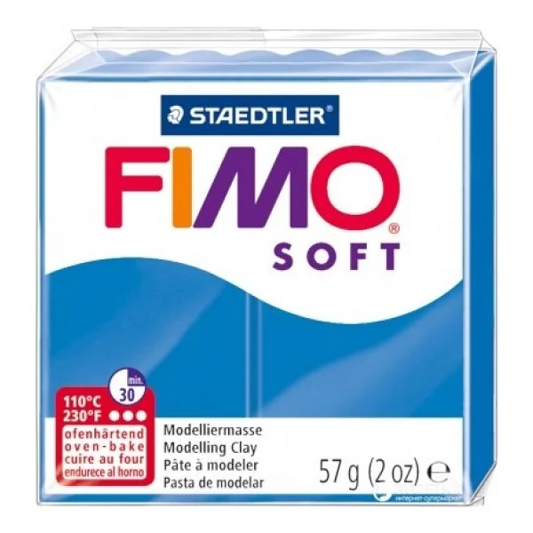 Staedtler Fimo Soft 37 Pacific Blue 57 Gr Polimer Kil - Görsel 2