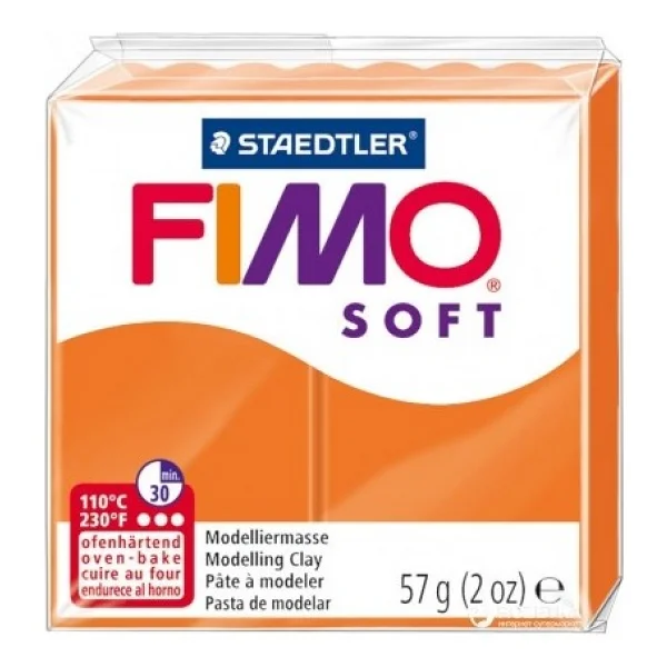 Staedtler Fimo Soft 42 Tangerine 57 Gr Polimer Kil - Görsel 2