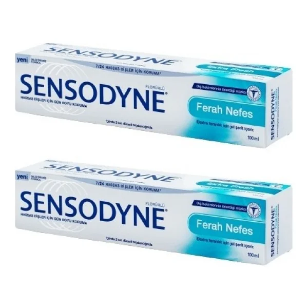Sensodyne Ferah Nefes 100 Ml 2 Adet Florürlü Diş Macunu - Görsel 2