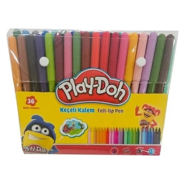 Play-Doh Play-Ke013 2 Mm 36'lı Keçeli Kalem Seti - Görsel 2