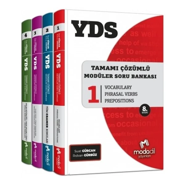 Modadil Yayınları Yds Tamamı Çözümlü Modüler Soru Bankası Seti - Görsel 2