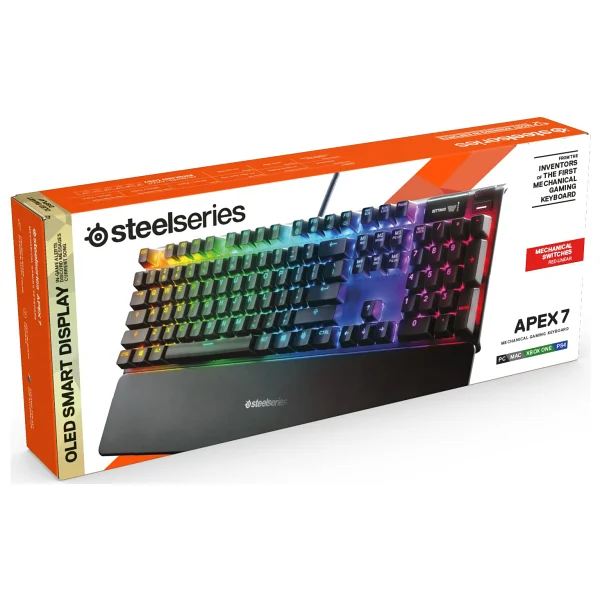 Steelseries Apex 7 RGB Red Switch Kablolu Mekanik Oyuncu Klavyesi - Görsel 4