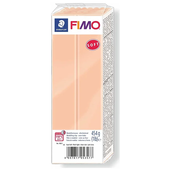 Staedtler Fimo Soft 43 Açık Ten Rengi 454 Gr Polimer Kil - Görsel 2