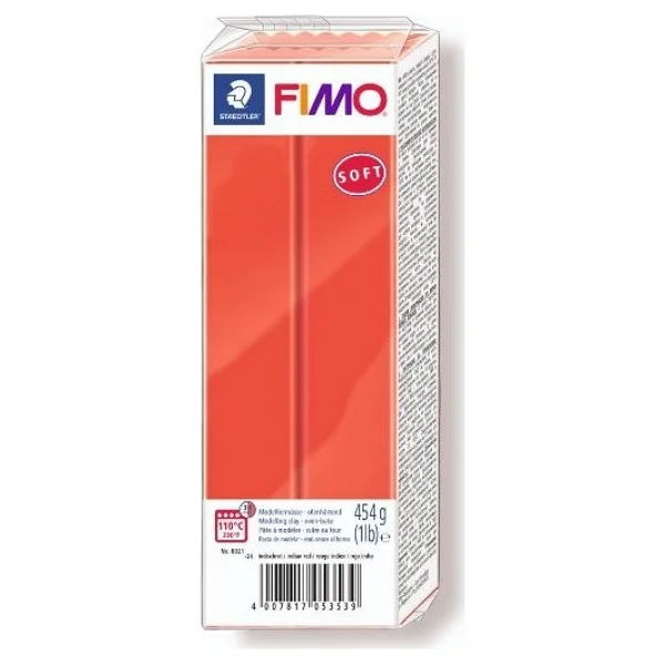 Staedtler Fimo Soft 24 Kızıl 454 Gr Polimer Kil - Görsel 2
