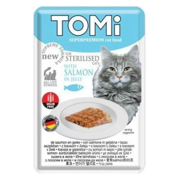 Tomi Tahılsız Somonlu 85 Gr 6'lı Paket Yavru Kedi Konservesi - Görsel 2