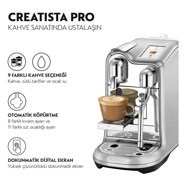 Nespresso J620 Creatista Pro Kapsül Kahve Makinesi - Görsel 5