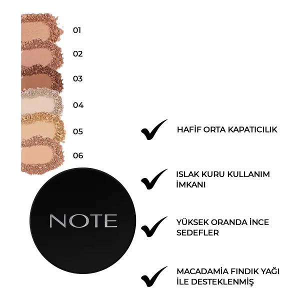 Note Baked Işıltılı Bitişli 01 Stardust 10 Gr Toz Pudra - Görsel 3