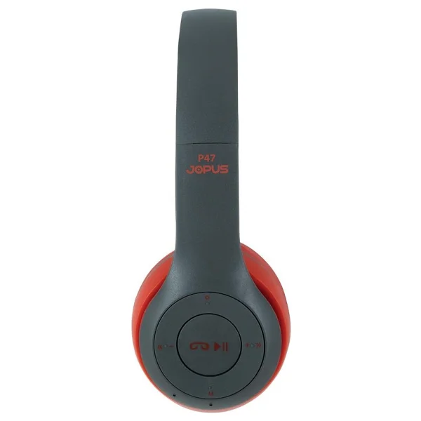 Torima P47 Fm Radyolu Kulak Üstü Bluetooth Kulaklık Kırmızı - Görsel 3