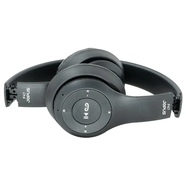 Torima P47 Fm Radyolu Kulak Üstü Bluetooth Kulaklık Siyah - Görsel 2