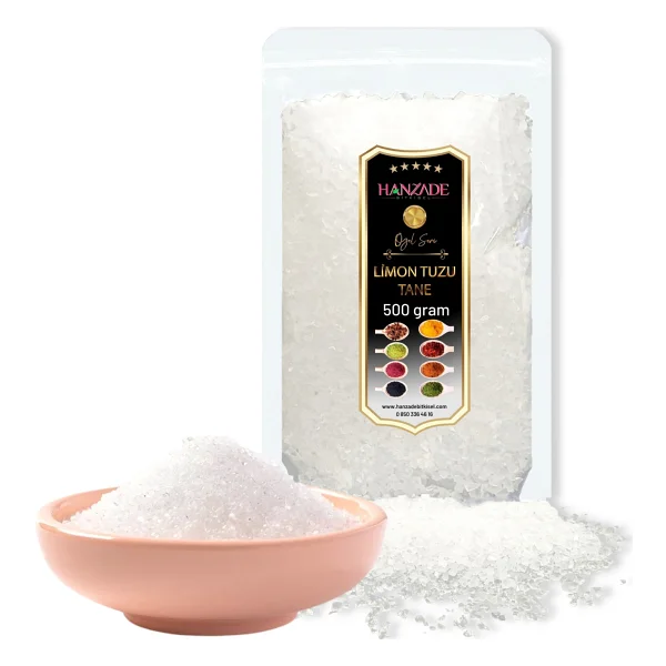 Hanzade Bitkisel Tane Limon Tuzu 500 Gr - Görsel 6
