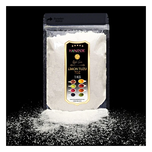 Hanzade Bitkisel Toz Limon Tuzu 1 Kg - Görsel 2