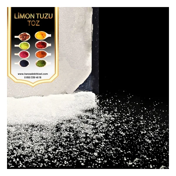 Hanzade Bitkisel Toz Limon Tuzu 1 Kg - Görsel 3