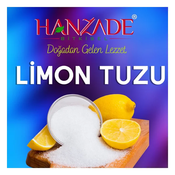 Hanzade Bitkisel Toz Limon Tuzu 1 Kg - Görsel 4