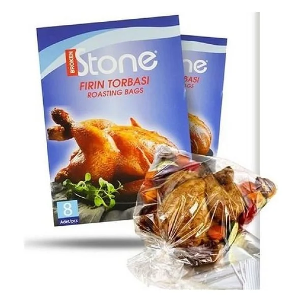 Broken Stone Fırın Torbası 25X38 (50 Adet) - Şeffaf - Görsel 3