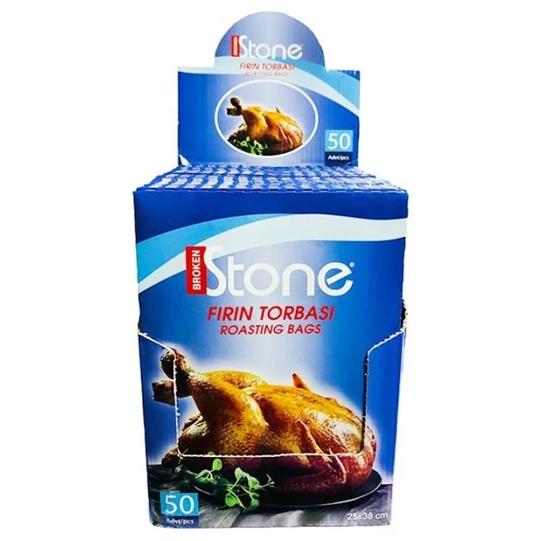 Broken Stone Fırın Torbası 25X38 (50 Adet) - Şeffaf - Görsel 2