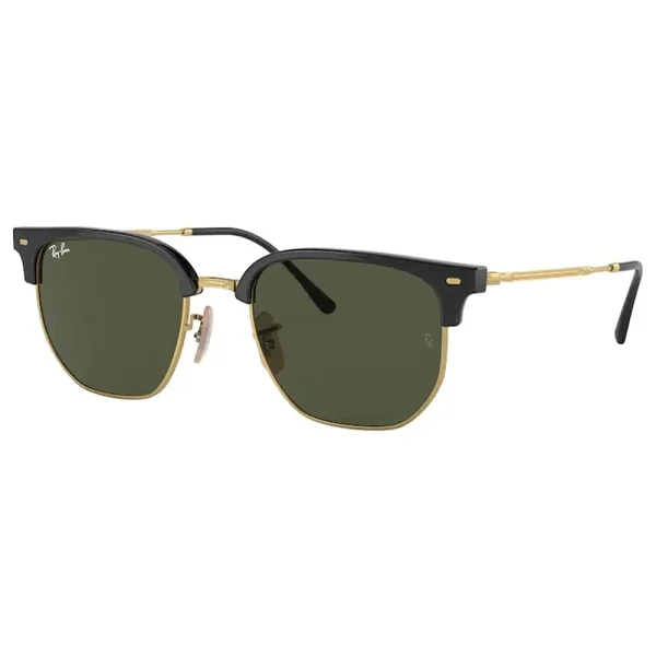 Ray-Ban New Clubmaster 4416 601/31 Black/Gold-Green Güneş Gözlüğü - Görsel 8