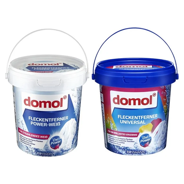 Domol Oxi Leke Çıkarıcı Toz 2 x 750 gr Beyaz ve Renkliler İçin Alman Üretim Derinlemesine Temizlik - Görsel 3