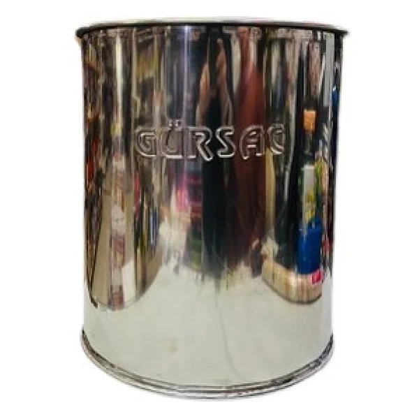 Gürsaç Paslanmaz Çelik Soba Kovası 29 Cm - Görsel 5