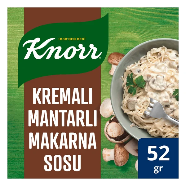 Knorr 52 Gr Kremalı Mantarlı Makarna Sosu - Görsel 9